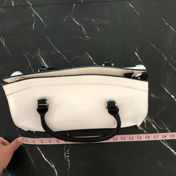 Nardelli Women’s White Black Bag Purse - Picture 8 of 12